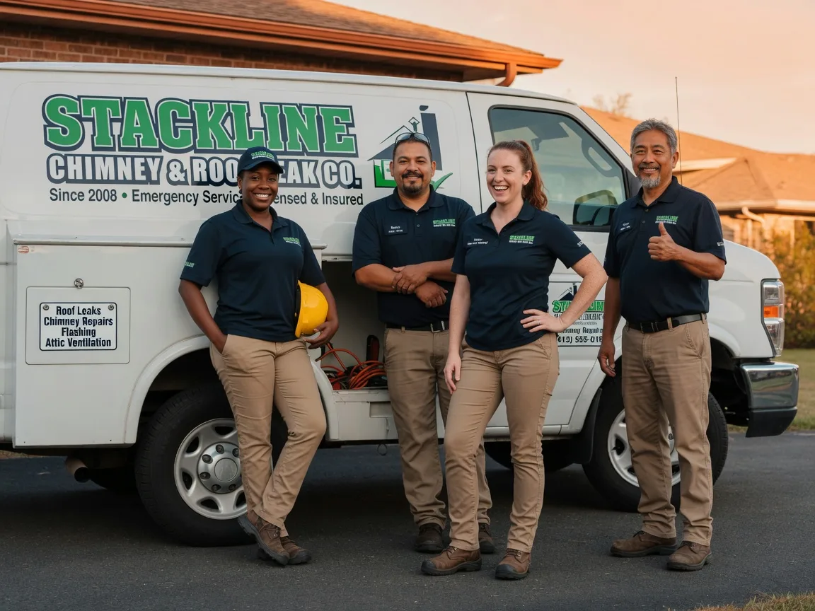 Chimney flashing repair company in Badger, CA